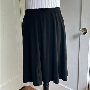 J. Jill Wearever Black A-Line Skirt